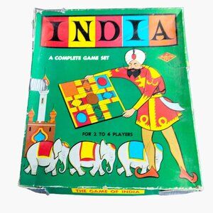 Built Rite India Board Game 2 4 Players Vintage